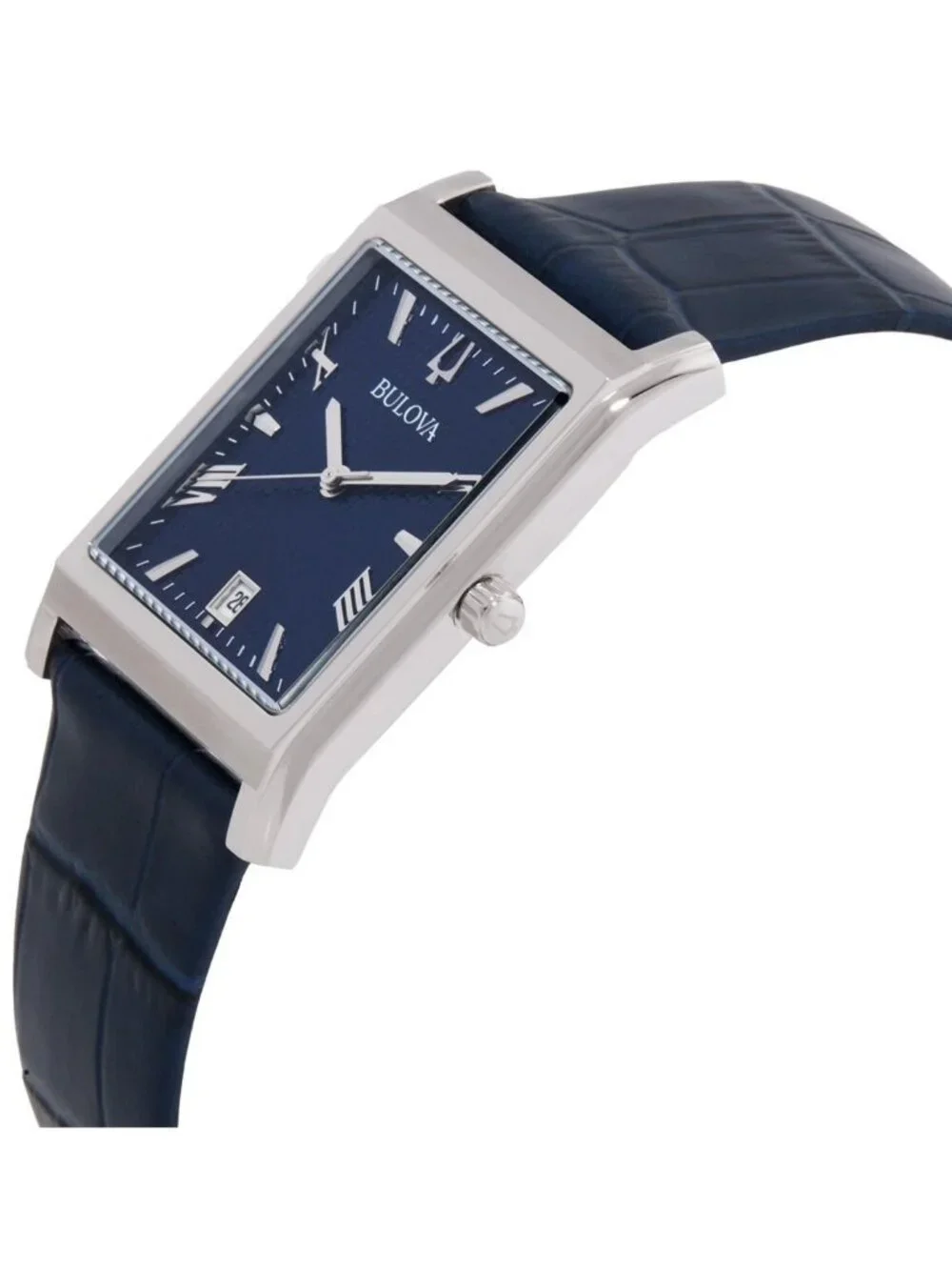 NWT Bulova Sutton Quartz Blue Dial Watch